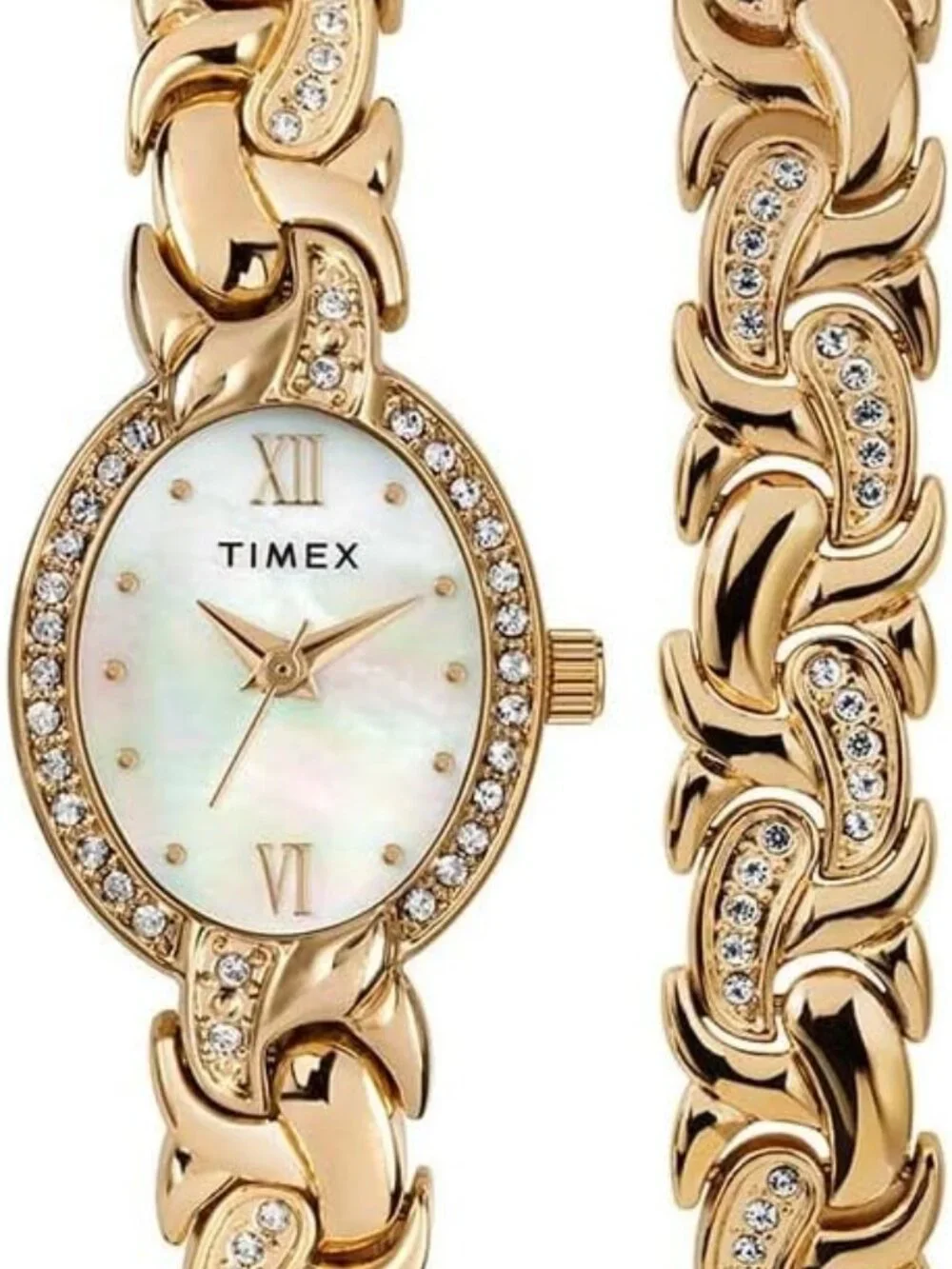 Timex Women's Wristwatch 19mm Classics Gold-Tone TW2T49900
